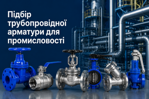Подбор трубопроводной арматуры в промышленности