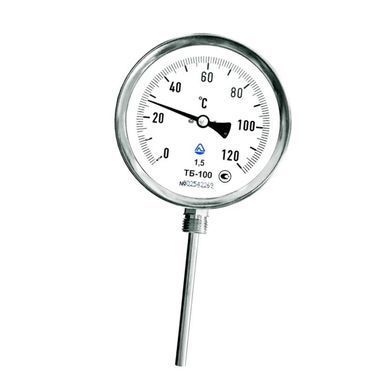 Термометр биметаллический радиальный ТВ 80/50 кл. 1,5 (0...+150&deg;C) tb-rad-80/50-kl15-0-150 фото