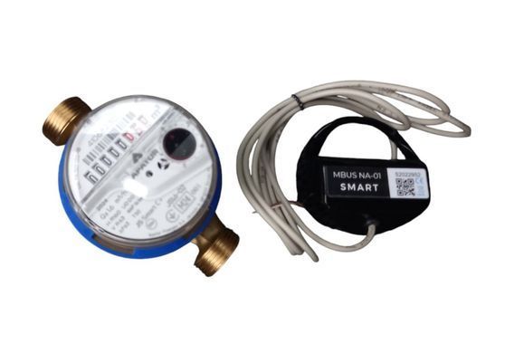 Счетчик холодной воды Apator Powogaz Smart С+ JS-1,6 Ду 15 с накладкой NE ap-smart-js-11 фото