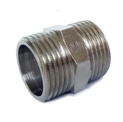 Ниппель латунный никелированный Comisa Ду 15 RF0270A0500N фото