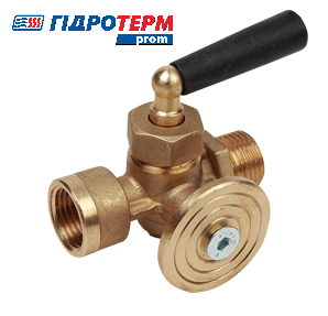 Трехходовой кран с держателем манометра Ду15 Giacomini R228 R228IY003 фото
