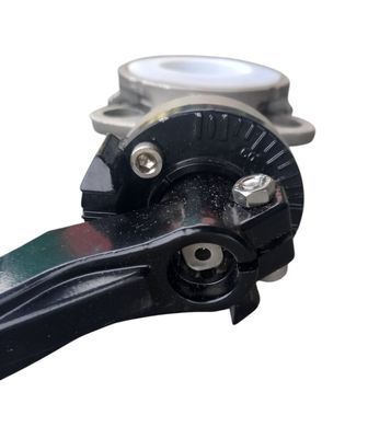 Задвижка Баттерфляй Ду 65 из нержавеющей стали футерованная PTFE bater-spec-2 фото