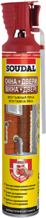 Піна монтажна ручна 750 мл з аплікатором, що спрощує використання SOUDAL GENIUS 000130248 фото